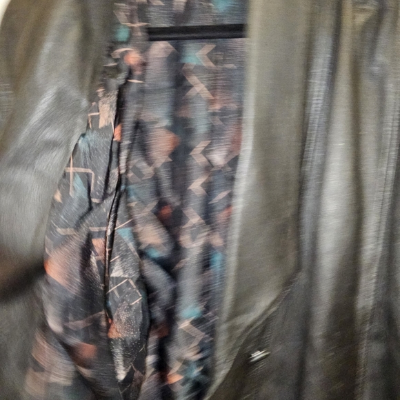 Vintage leather bomber jacket (flaws) - Picture 9 of 13